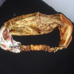 Silk head scarf